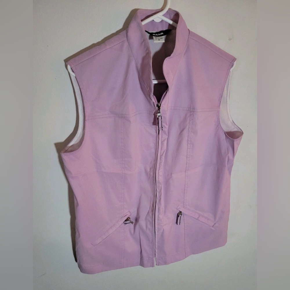 Alia Lavender Zip-Up Vest, size 14